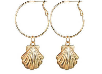 New Simple Earrings Women Ins Cross-border Hot-selling Shell Ear Jewelry