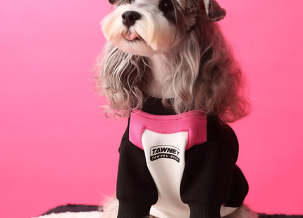Dog Clothes Stitching Zipper Pullover Sweater