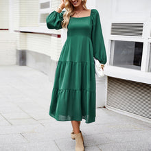 Square Collar Dress Female Temperament Elegant Dress