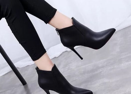 Female Pointed High Heel Short Shoes