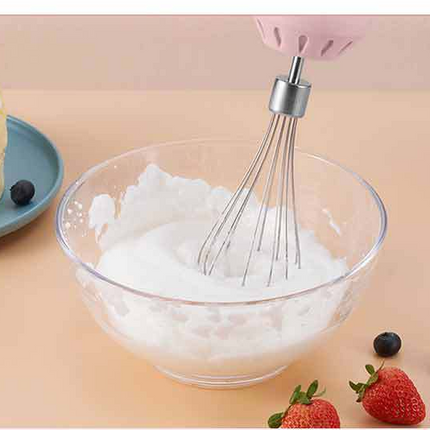 Portable Mini Wireless Electric Egg Beater HandHeld USB Rechargeable Food Mixer Milk Frother 3 Speed Cream Food Cake Mixer