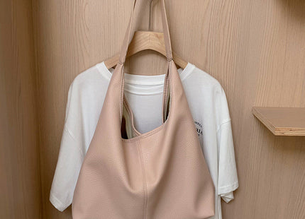 Casual Armpit Bag Women Shoulder Bag High Capacity Totes Female Shopping Bags Soft Leather Lady Purse Handbags