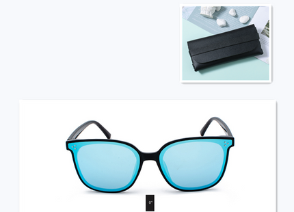GM New Sunglasses Female Classic Black Net Red