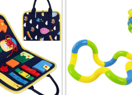 New Busy Book Children's Busy Board Dressing And Buttoning Learning Baby Early Education Preschool Sensory Learning Toy