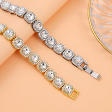 European And American Fashion Square Rock Candy Chain