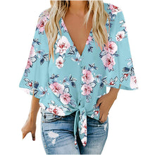Printed Cardigan Blouse
