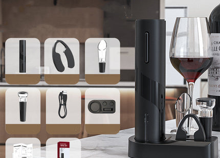 Electronic Bottle Opener Qier Plastic USB Rechargeable Wine Electric Electronic Bottle Opener