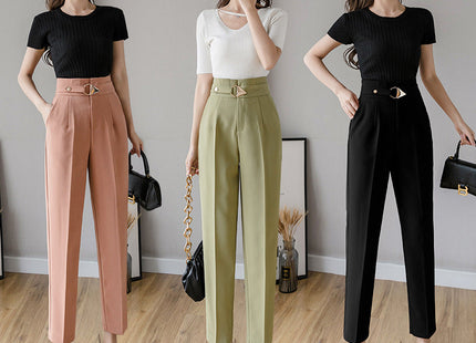 High-waisted Women's Trousers And Small Trousers