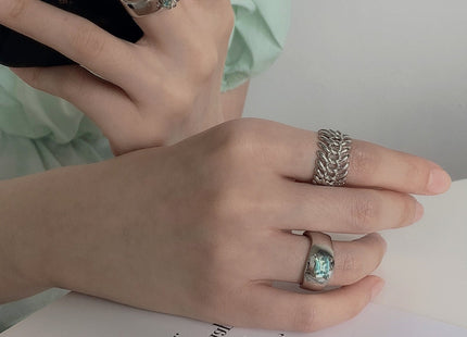 New Trendy Shaped Design Sense Ring Jewelry Women