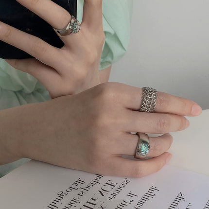 New Trendy Shaped Design Sense Ring Jewelry Women