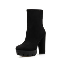 Low Cut Black Martin Shoes Female British Style