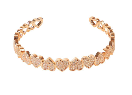 Hip Hop Jewelry For Men And Women Real Gold Plated Love Bracelet