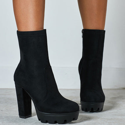 Low Cut Black Martin Shoes Female British Style