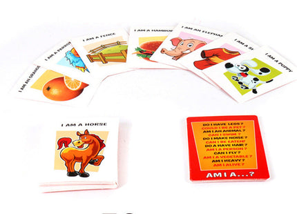 Quick Question Of What Am I Cards Board Game Funny Gadgets Novelty Toys Children Parents Party Games