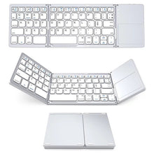 Folding Mini Keyboard Tablet Phone Computer Wireless Foldable Bluetooth Keyboard Multi-Function Button