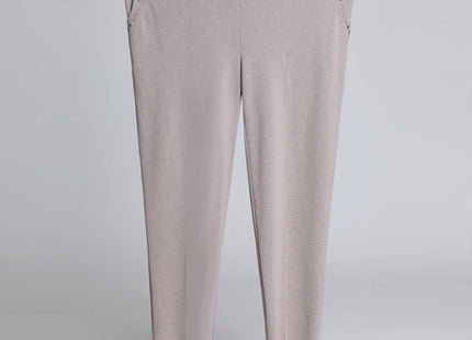 Loose Plus Fat Plus Size Middle-aged And Elderly Female Grandma Outfit High-waist Trousers