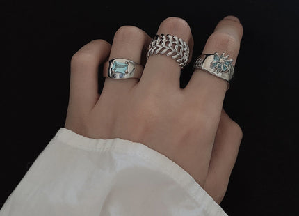 New Trendy Shaped Design Sense Ring Jewelry Women