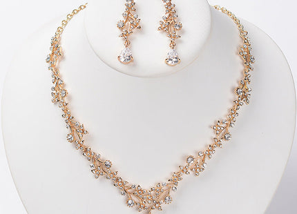 Necklace And Stud Earring Fashion Jewelry Set For Women