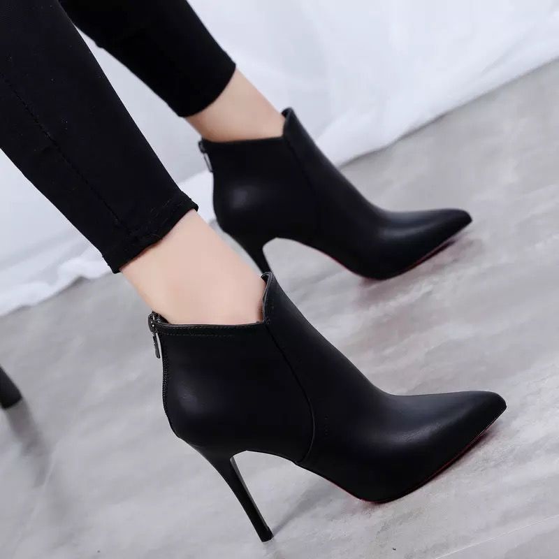 Zapatos de tacón alto puntiagudos para mujer