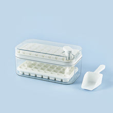 One-button Press Type - Ice Cube Maker Ice Tray Mold With Storage Box With Lid
