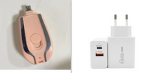 1500mAh Mini Power Emergency Pod Keychain Charger With Type-C Ultra-Compact Mini Battery Pack Fast Charging Backup Power Bank