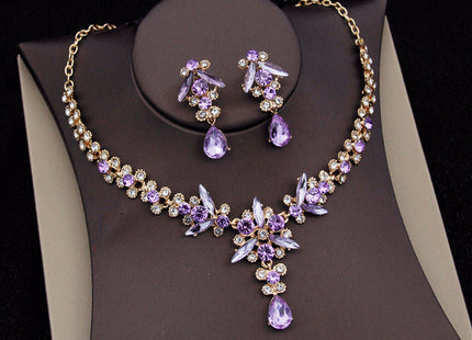 Royal Queen Bridal Jewelry Sets For Women Luxury Tiaras Crow