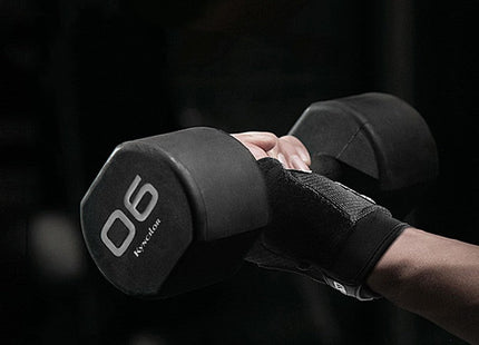 Weightlifting Half-Finger Gloves Breathable Non-slip polyester