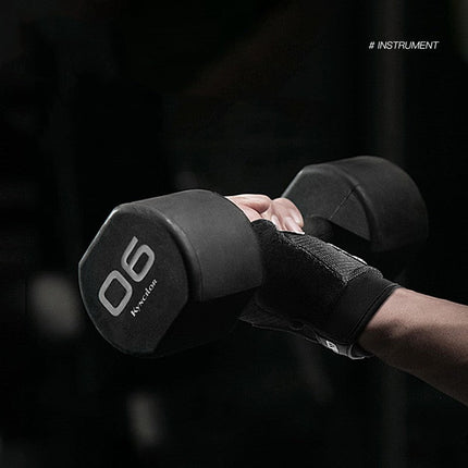 Weightlifting Half-Finger Gloves Breathable Non-slip polyester