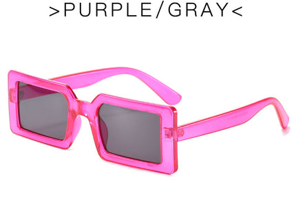 Sunglasses Female Fluorescent Green Street Shooting Catwalk