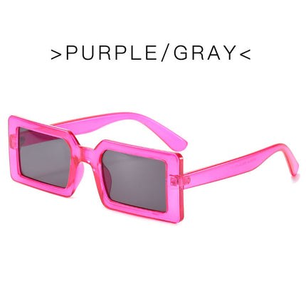 Sunglasses Female Fluorescent Green Street Shooting Catwalk