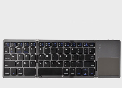 Folding Mini Keyboard Tablet Phone Computer Wireless Foldable Bluetooth Keyboard Multi-Function Button