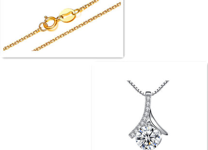 Platinum-plated O Word Ladies Necklace Jewelry Women Sweater