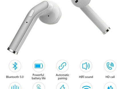 Bluetooth 5.0 Earbuds Headphones Wireless Noise Cancelling In-Ear Waterproof
