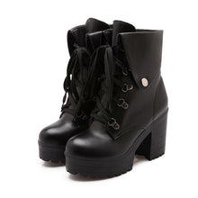 Lolita Shoes Female High Thick Heel Queen Loli