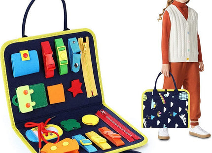 New Busy Book Children's Busy Board Dressing And Buttoning Learning Baby Early Education Preschool Sensory Learning Toy