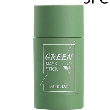 Cleansing Green Tea Mask Clay Stick Oil Control Anti-Acne Whitening Seaweed Mask Skin Care