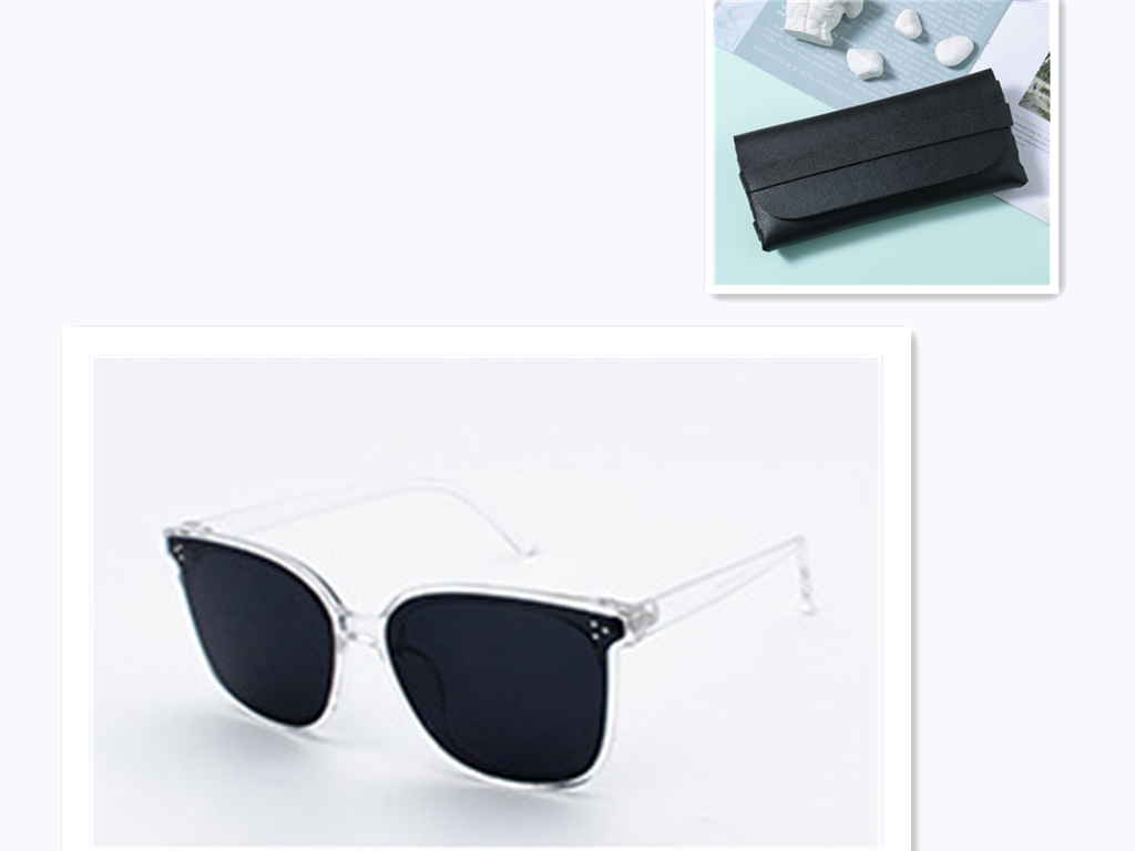 GM New Sunglasses Female Classic Black Net Red