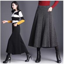 Autumn And Winter New Woolen Trousers Cropped Trousers