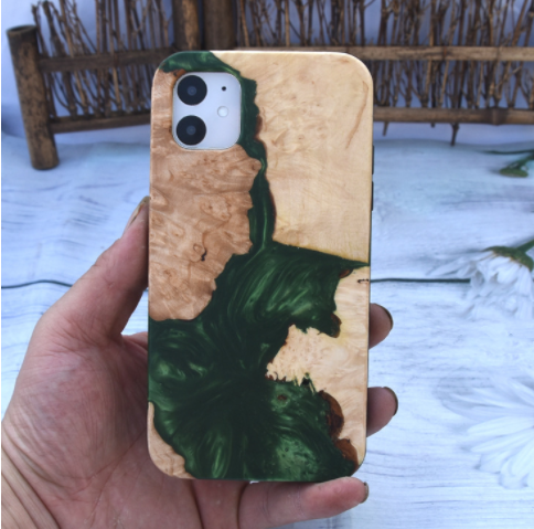 Wood Epoxy Mobile Phone Case