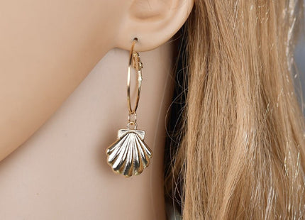 New Simple Earrings Women Ins Cross-border Hot-selling Shell Ear Jewelry