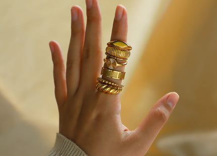 French Jewelry Style Croissant Ring For Women