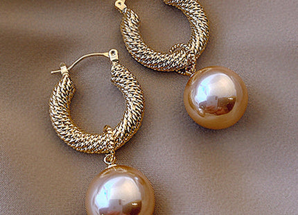Zircon Earrings And Rings Personalized Pearls