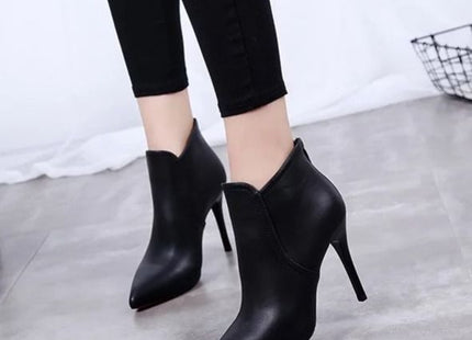 Female Pointed High Heel Short Shoes