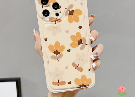 Autumn Leaves And Flowers With Bow Silk Scarf Phone Cases